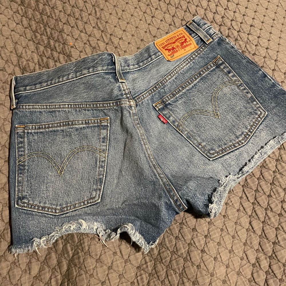 Levi’s 501 Button fly denim shorts